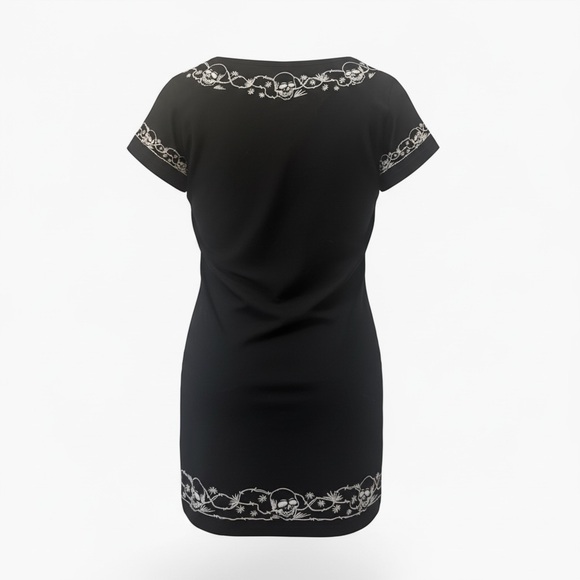 Cowgirl Justice Embroidered Skull Western Dress – Size Large – Boutique Style - Picture 3 of 9